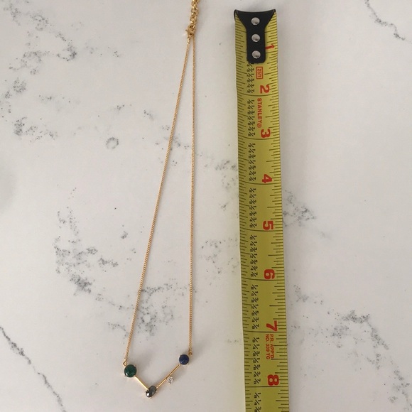 Belkin New (I) 3 stone fashion necklace - Picture 2 of 4